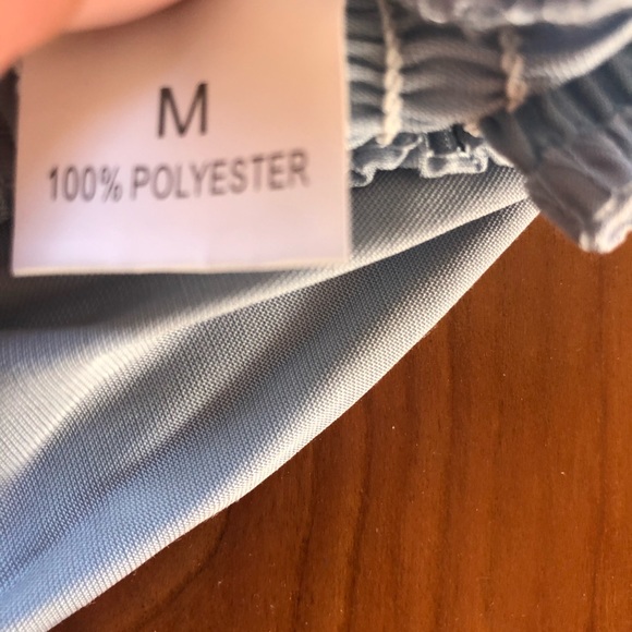 Shein Light Blue Crop Top - Picture 4 of 4